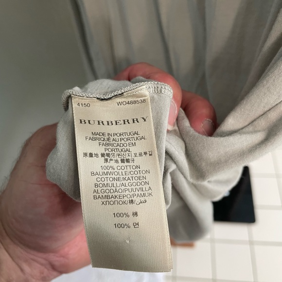 Mens large Burberry long sleeve shirt - Picture 3 of 4